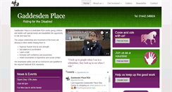 Desktop Screenshot of gaddesdenplacerda.org.uk