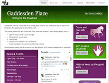 Tablet Screenshot of gaddesdenplacerda.org.uk